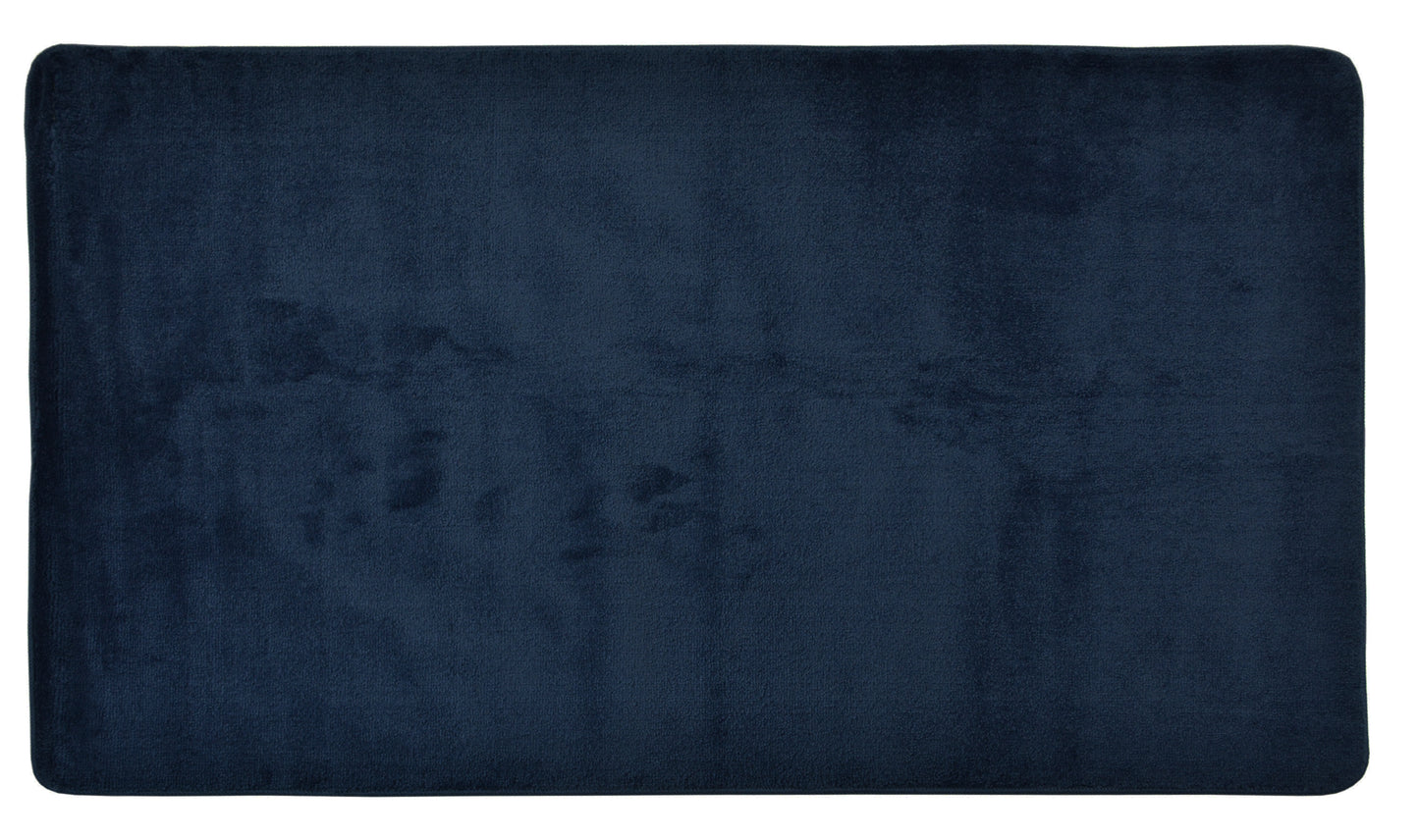 Euro Collection Solid Color Area Rug Rugs Slip Skid Resistant Rubber Backing Machine Washable (Navy Blue, 5 x 7 (4'11' x 6'6"))