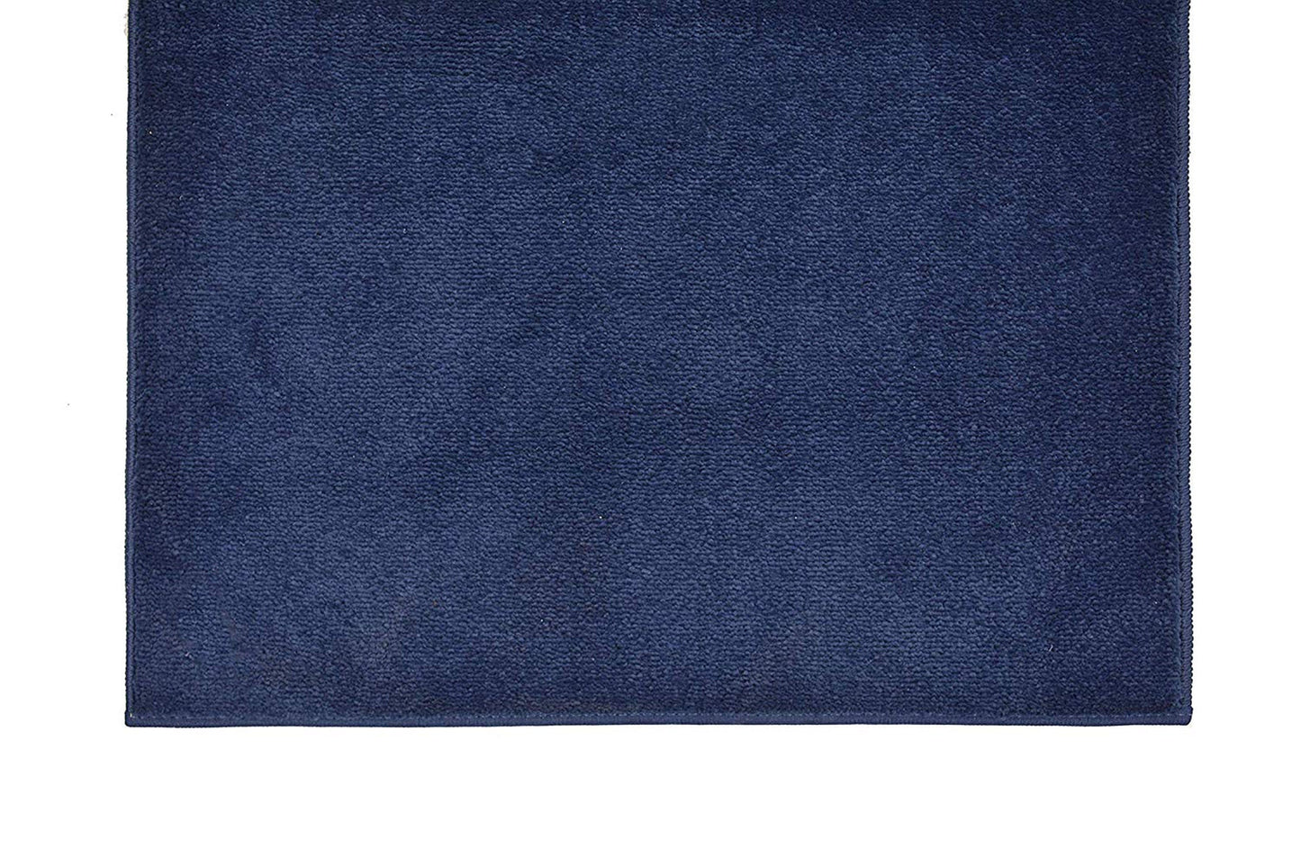 Machine Washable Custom Size Runner Rug Solid Navy Blue Color Skid Resistant Rug Runner Customize Up to 50 Feet and 36 Inch Width Runner Rug