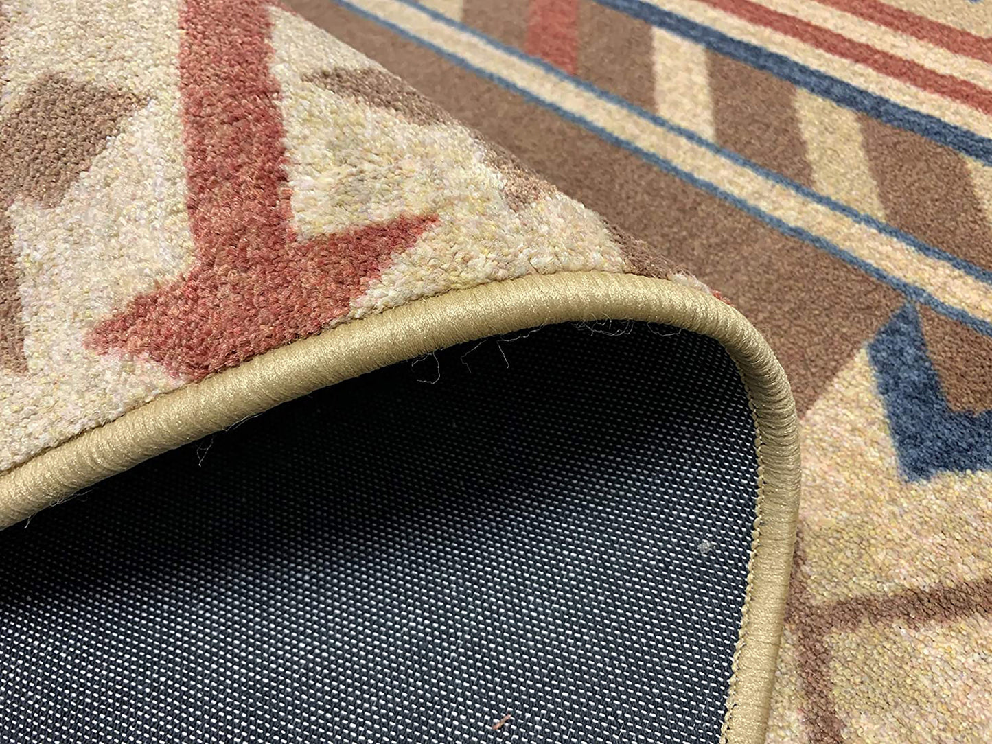 Southwestern Brown Area Rug 5'3" x 7'1"