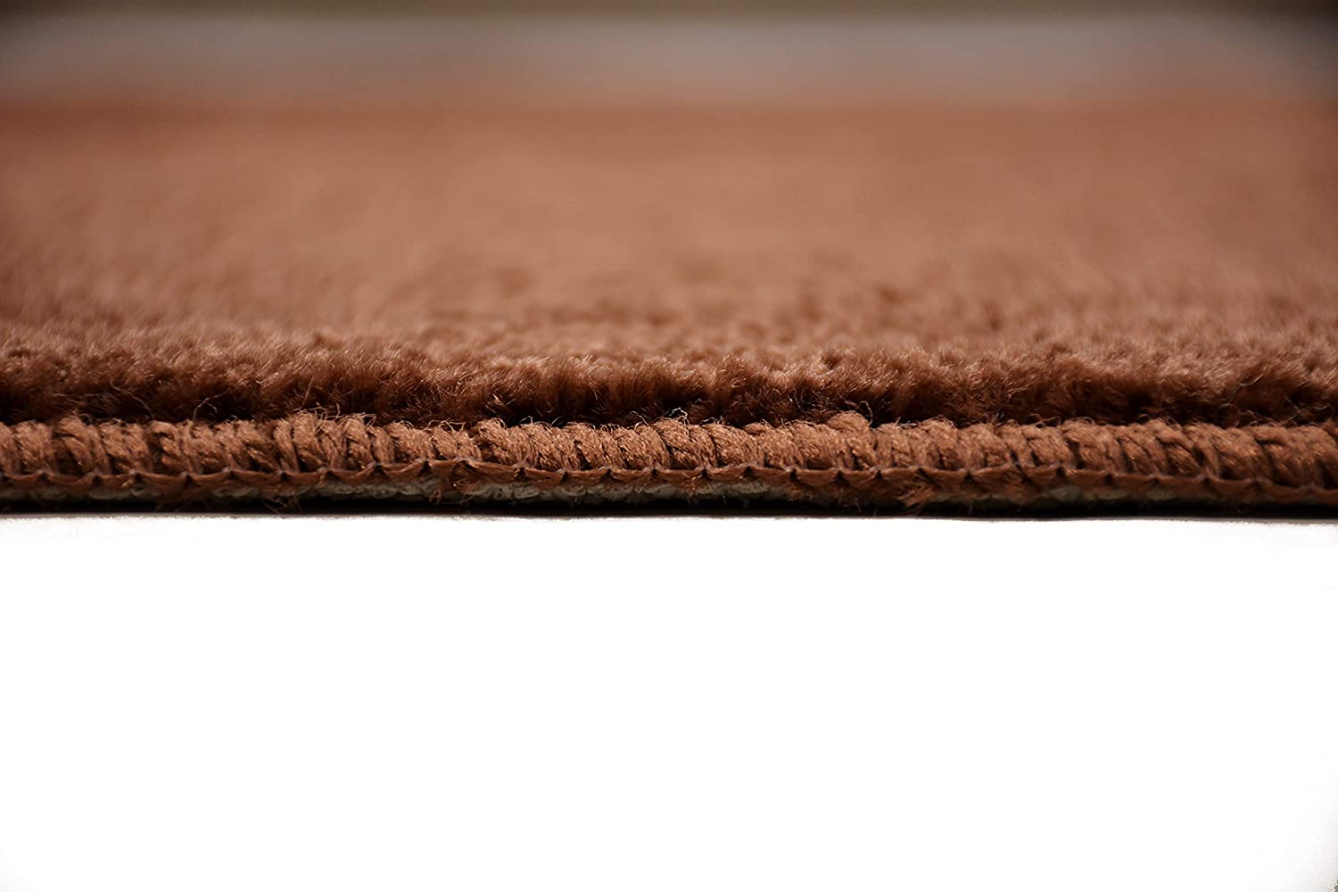 Machine Washable Custom Size Runner Rug Copper Brown Color Skid Resistant Rug Runner Customize Up to 50 Feet and 26 Inch Width Runner Rug