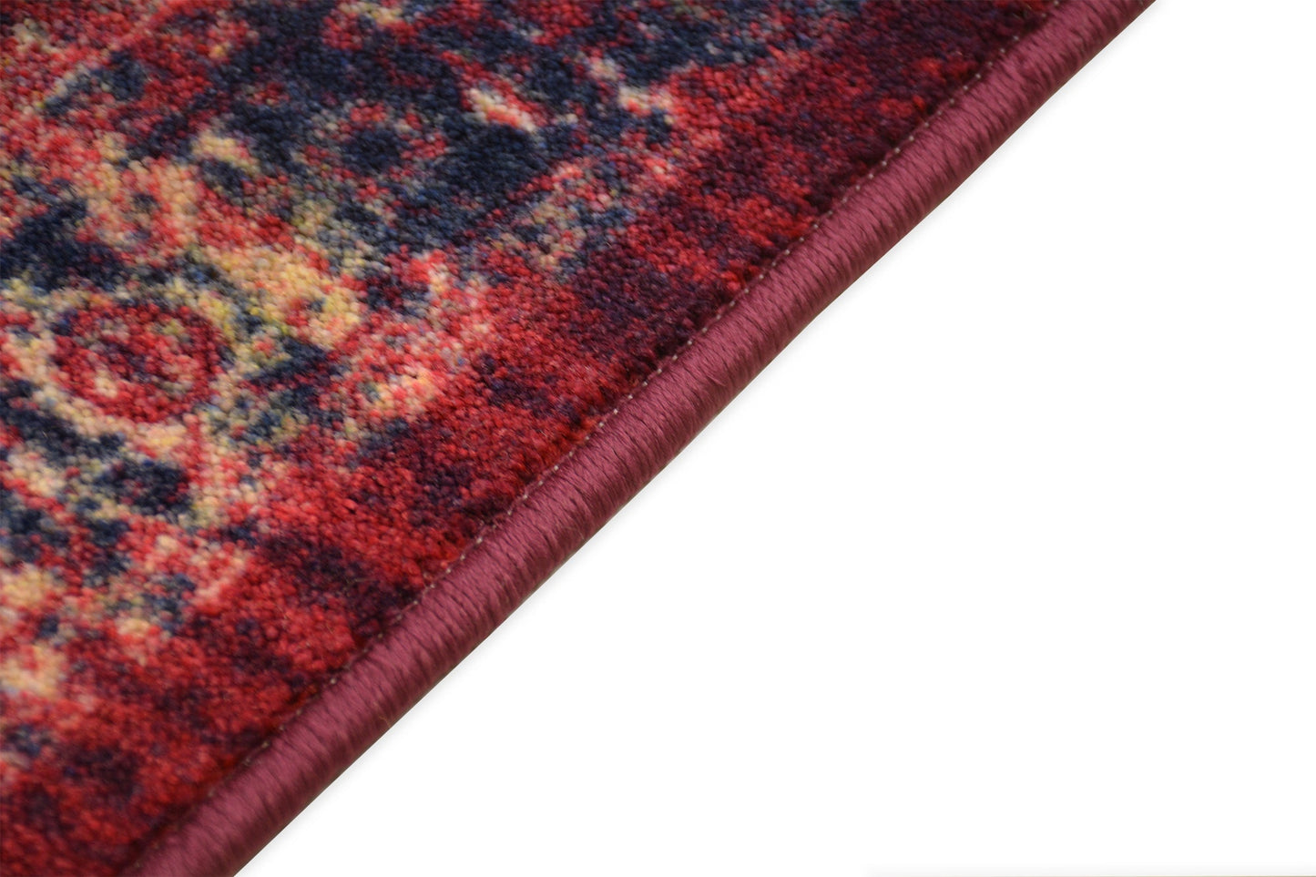 Custom Size Runner Rug Antique Red Distressed Oriental Medallion, Canvas Backing Pick Your Own Size By Up to 50 Ft , 26" or 35" Width