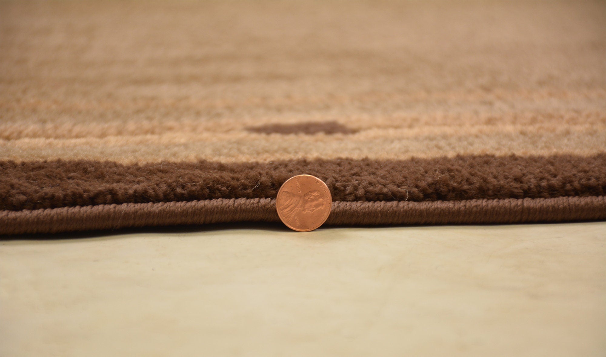 Machine Washable Custom Size Runner Rug Dot Line Bordered Beige Brown Slip Skid Resistant Runner Rugs Customize By Feet and 26" Width Option-5