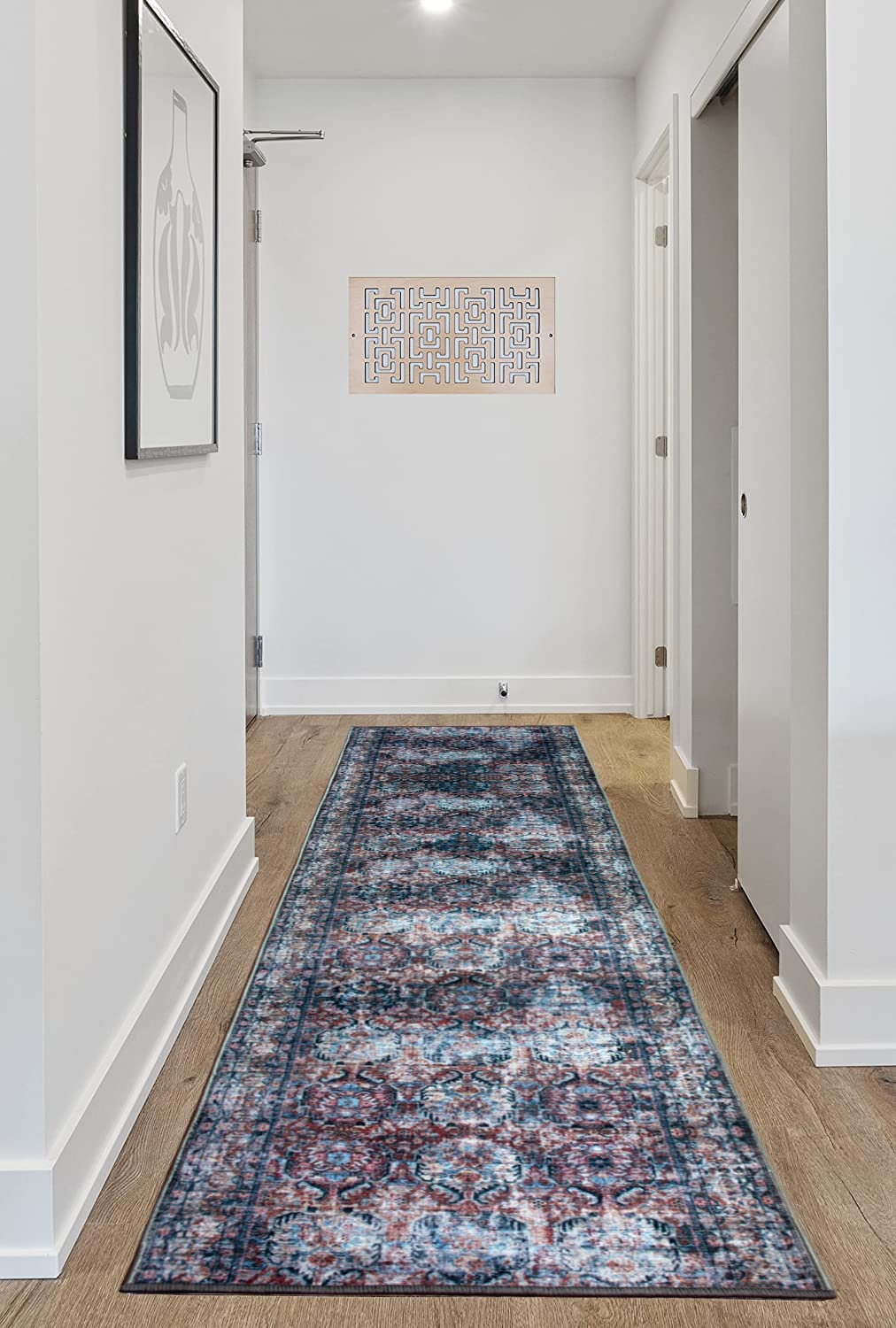 Image Home Collection Custom Size Runner Rug All Over Terra Skid Resistant Cut To Size Rug Runners Customize By Feet and 25 in Width